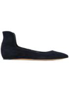 Casadei Pointed Ballerina Shoes - Blue