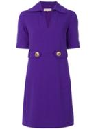Emilio Pucci Fitted Tailored Dress - Pink & Purple