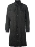 Andrea Ya'aqov Work Denim Coat, Men's, Size: Small, Grey, Cotton