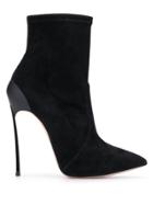 Casadei High Ankle Boots - Black