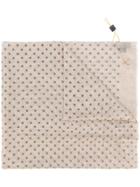 Canali Spotted Scarf - Nude & Neutrals