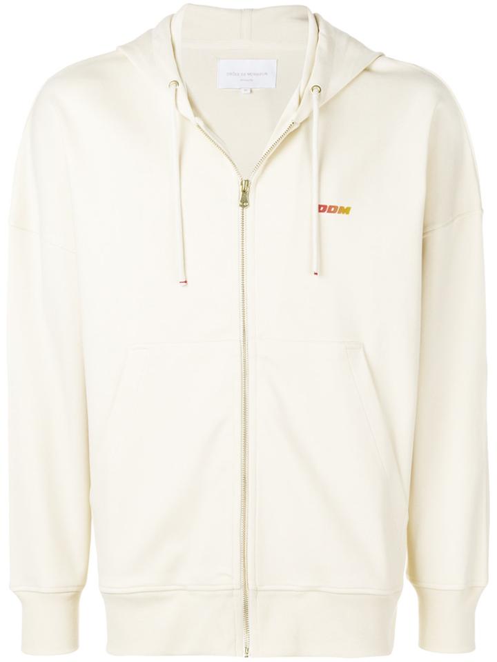 Drôle De Monsieur Sunset Zip Up Hoodie - Nude & Neutrals