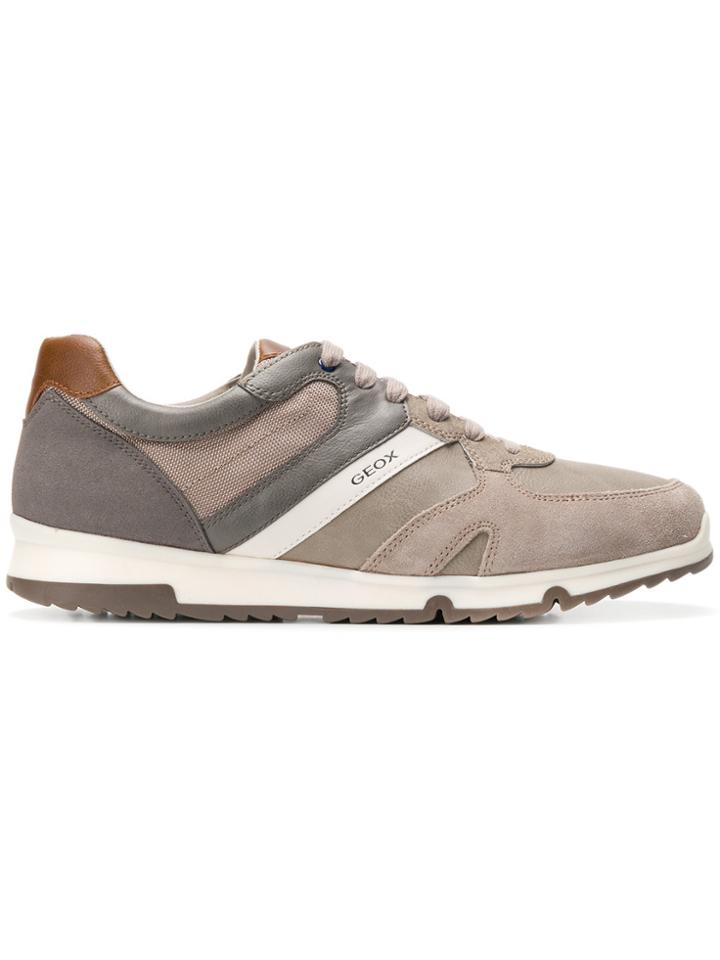 Geox Wilmer Low Top Sneakers - Nude & Neutrals