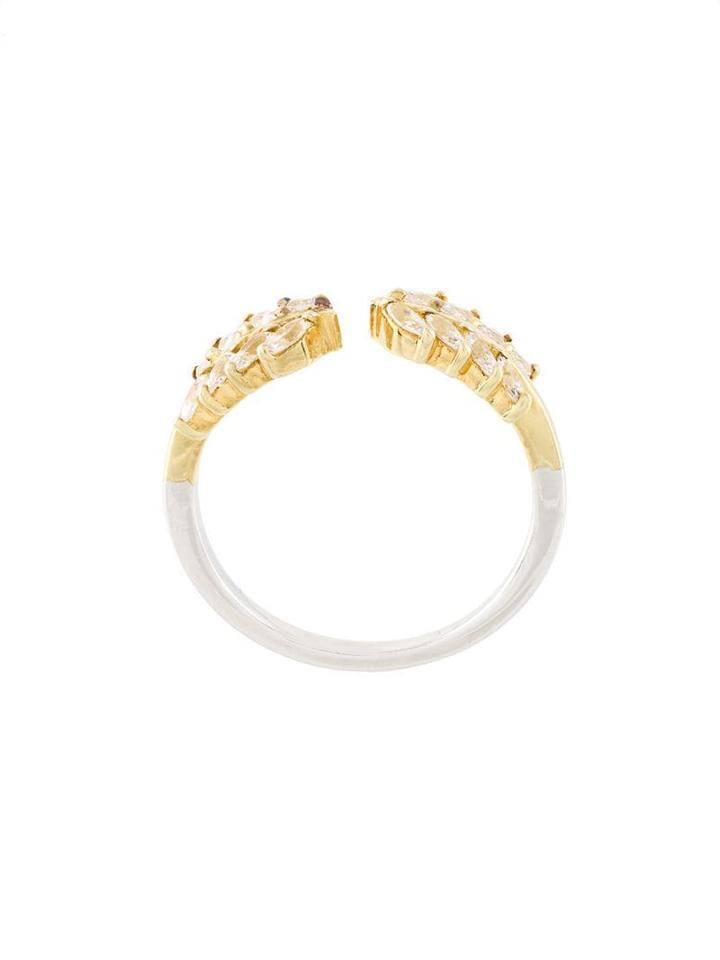 V Jewellery Wreath Ring - Yellow
