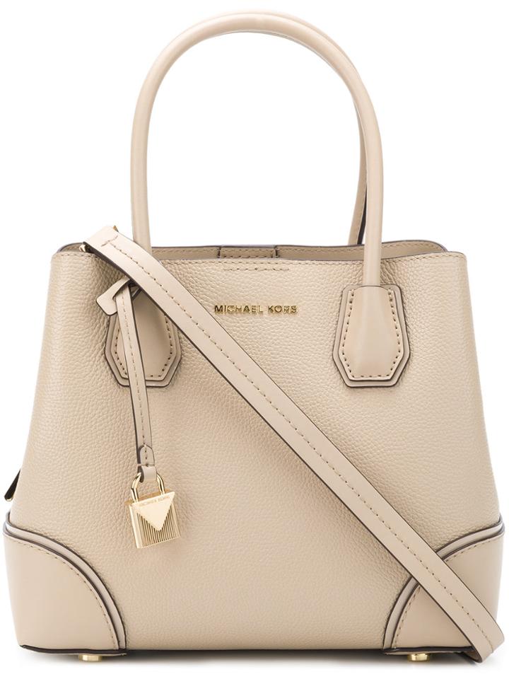 Michael Michael Kors Front Logo Crossbody Bag - Nude & Neutrals