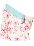 Vilshenko Off-shoulder Floral Blouse - Nude & Neutrals