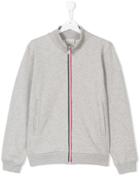 Moncler Kids Zip Front Track Jacket, Boy's, Size: 14 Yrs, Grey
