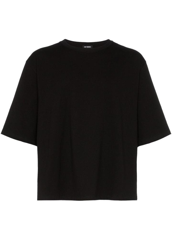 Raf Simons Raf Crp Tee W Bk Prnt Blk - Black