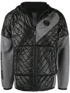 Philipp Plein Geometric Hooded Jacket - Black