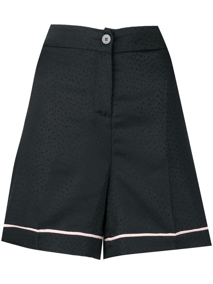 Liu Jo A-line Shaped Shorts - Black