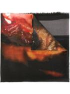Givenchy Rottweiler Print Scarf, Women's, Black, Cashmere