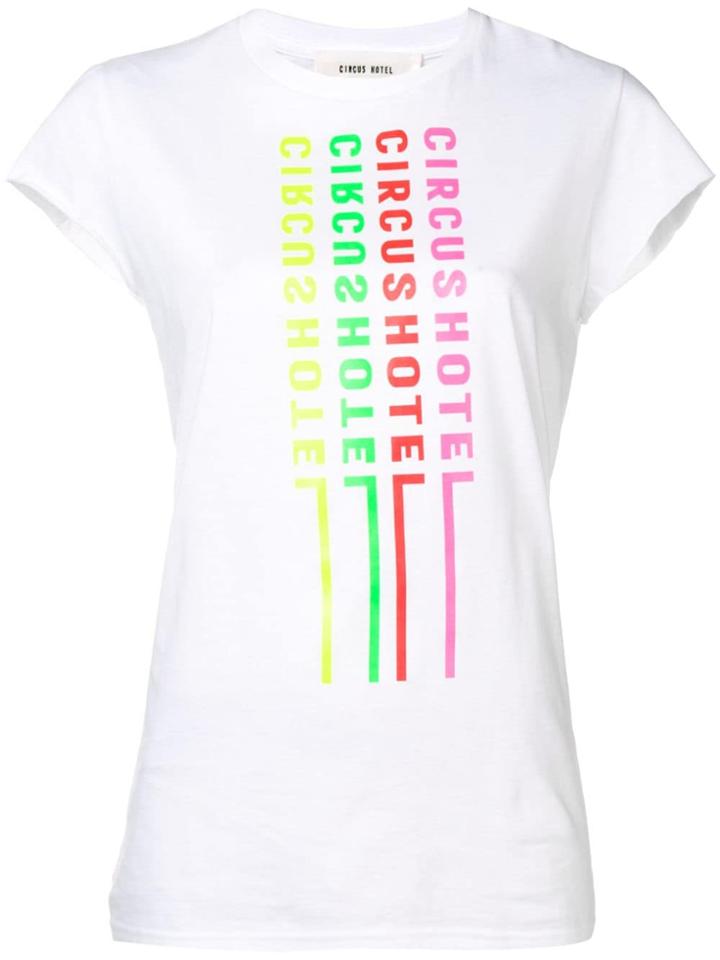 Circus Hotel Logo Print T-shirt - White