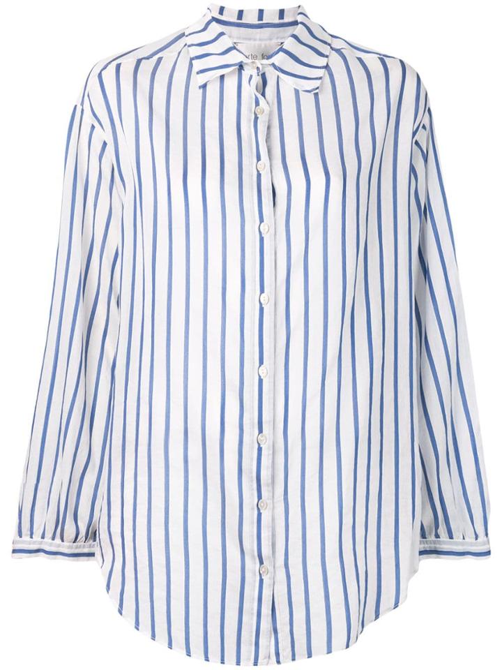 Forte Forte Striped Shirt - Blue