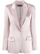Talbot Runhof Classic Single-breasted Blazer - Pink