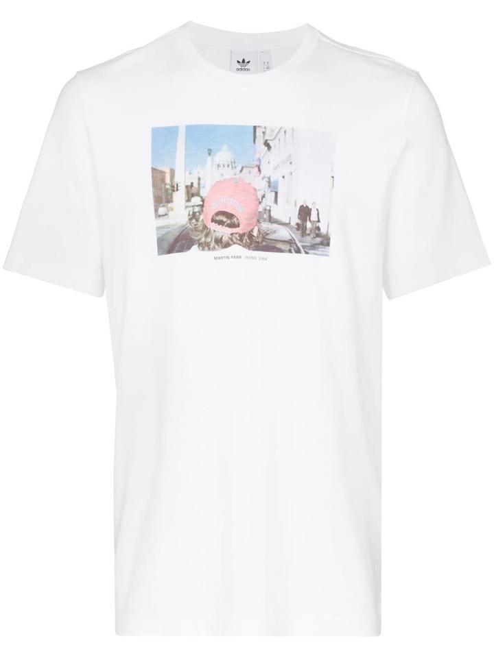 Adidas Martin Parr Graphic Print Cotton T-shirt - White