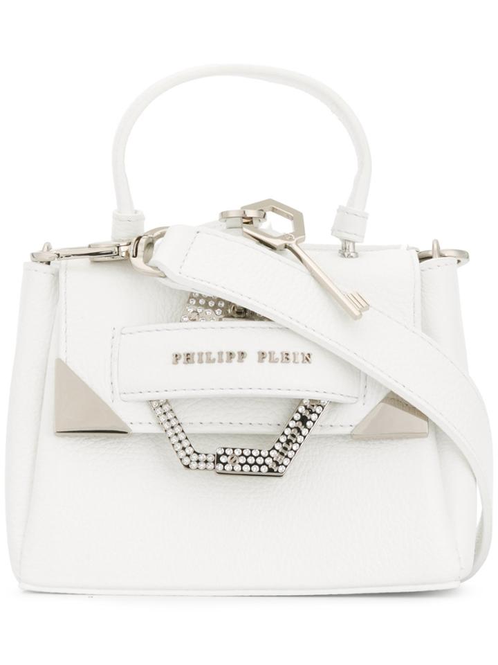Philipp Plein Afrodite Shoulder Bag - White