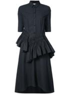 Jil Sander Ruffled Dress - Black