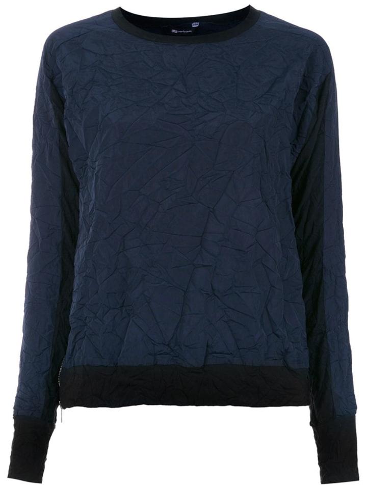 Uma Raquel Davidowicz Long Sleeved Alien Blouse - Blue