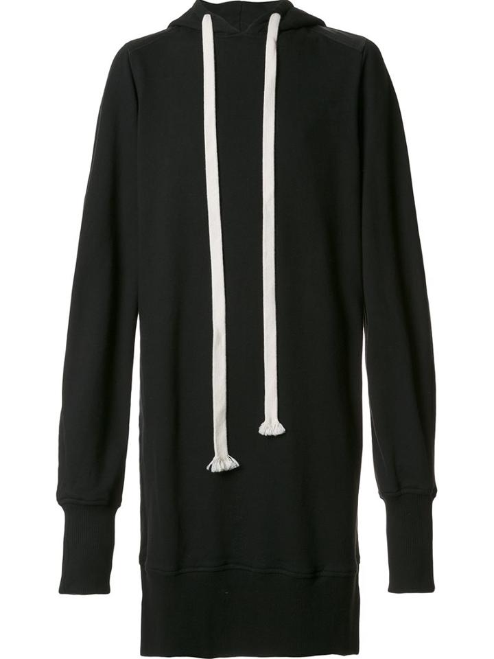 Byungmun Seo Long Hoodie, Men's, Size: 46, Black, Cotton/nylon