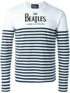 The Beatles X Comme Des Garçons Striped Longsleeved T-shirt - White