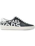 Michael Michael Kors Logo Print Low Top Sneakers - Black