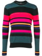 Ps By Paul Smith Striped Sweater - Black
