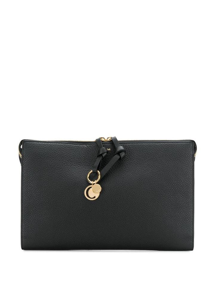 Chloé Alphabet Pouch - Black