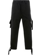 Song For The Mute Cargo Pocket Tapered Trousers - Black