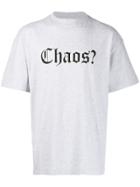 Palm Angels Slogan Print T-shirt - Grey