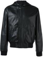 Mcq Alexander Mcqueen Warrior Markings Print Hooded Jacket, Men's, Size: 48, Black, Calf Leather