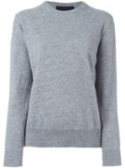 Jay Ahr Crew Neck Sweater, Women's, Size: 38, Grey, Cashmere