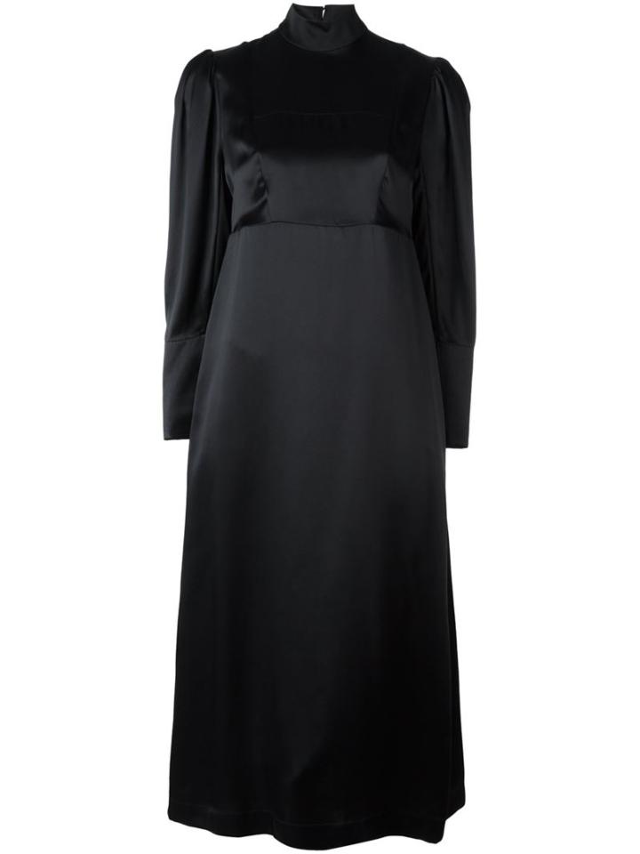 Simone Rocha High Neck Dress, Women's, Size: 8, Black, Silk