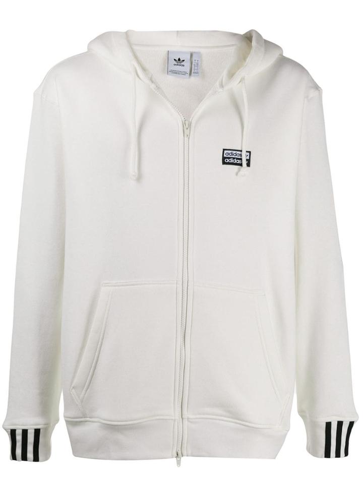 Adidas Full-zip Hoodie - White