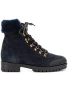 Mr & Mrs Italy Trimmed Hiker Boots - Blue