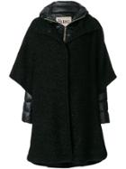 Herno Contrast Puffer Coat - Black