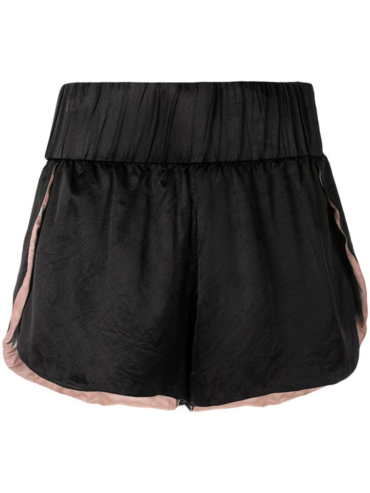Di Liborio Elasticated Hem Shorts - Black