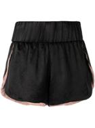 Di Liborio Elasticated Hem Shorts - Black