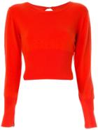 Dion Lee Lingerie Hook Sweater - Orange
