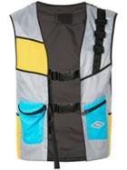 D.gnak Colour Block Vest - Silver