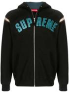 Supreme Jet Sleeve Zip Up Hoodie - Black