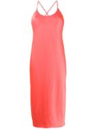T By Alexander Wang Spaghetti Strap Dress - Pink