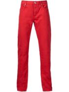 A.p.c. Classic Chinos, Men's, Size: 30, Red, Cotton