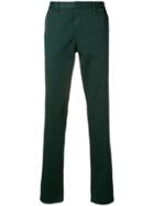 Prada Turn-up Hem Tapered Trousers - Green