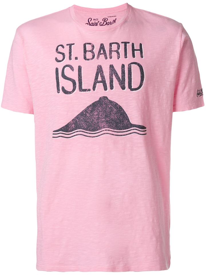 Mc2 Saint Barth Printed T-shirt - Pink & Purple