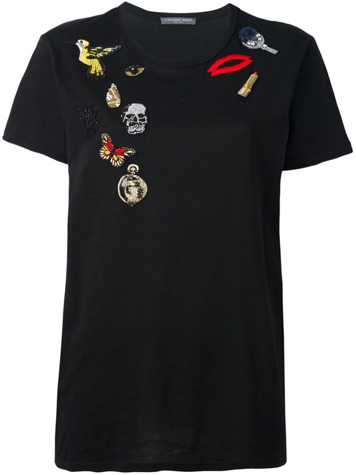 Alexander Mcqueen 'obsession' T-shirt - Black