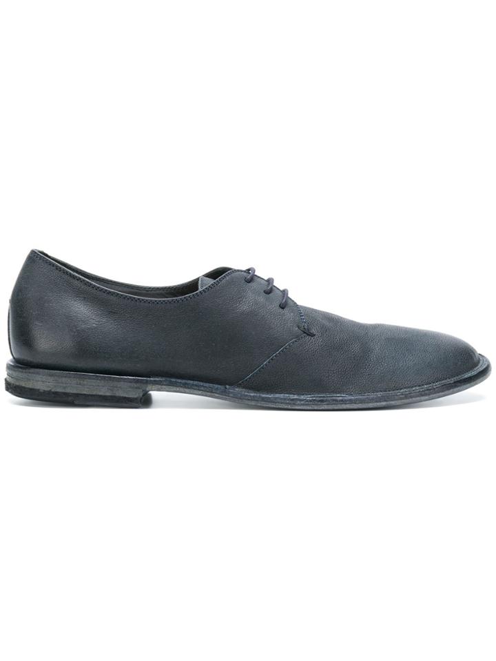 Pantanetti Distressed Lace-up Shoes - Blue