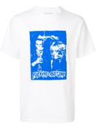 Fucking Awesome Blue Graphic Printed T-shirt - White