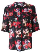 Kenzo - Antonio Lopez Shirt - Women - Silk - 38, Black, Silk