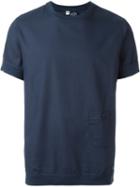 Bleu De Paname Basic T-shirt, Men's, Size: L, Blue, Cotton