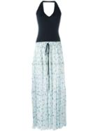 Chloé Halterneck Dress With Gathered Skirt